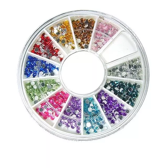 Nageldiamenter Round Stone 1.5 mm 500 st