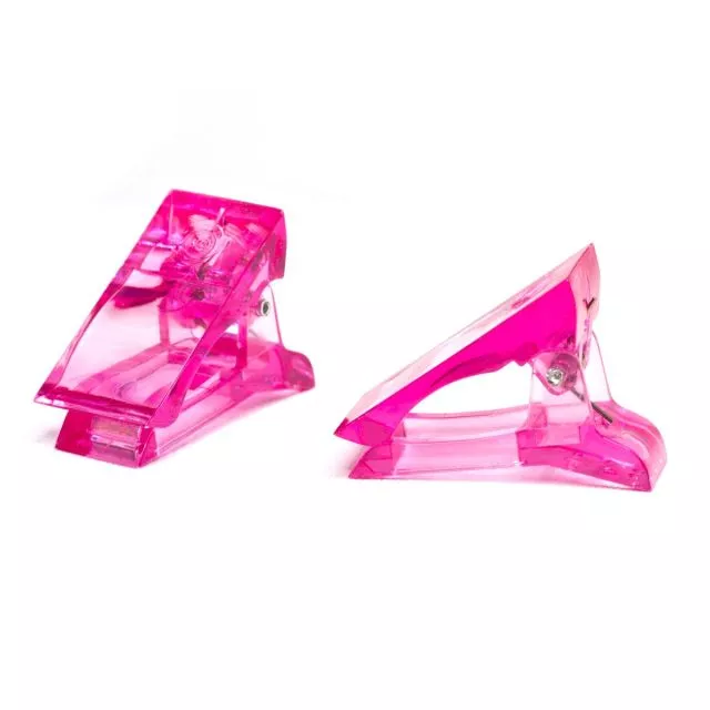 Nail Tip Clip Pink 1pcs