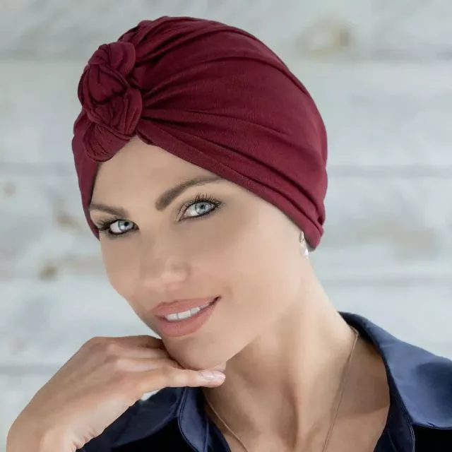 Masumi Bahar Chemo Turban Red Rose