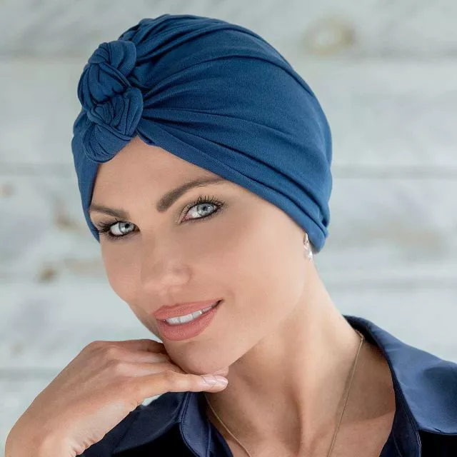 Masumi Bahar Chemo Turban Blue Ocean