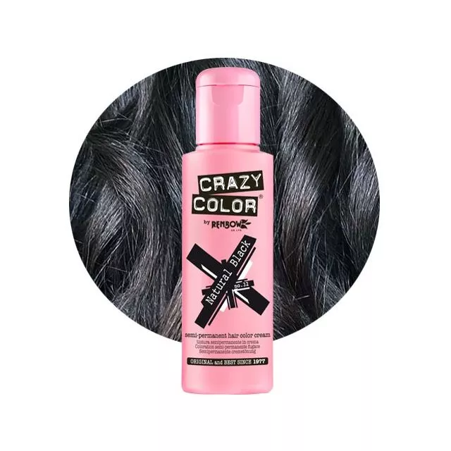 Crazy Color Hårfärg Natural Black #32