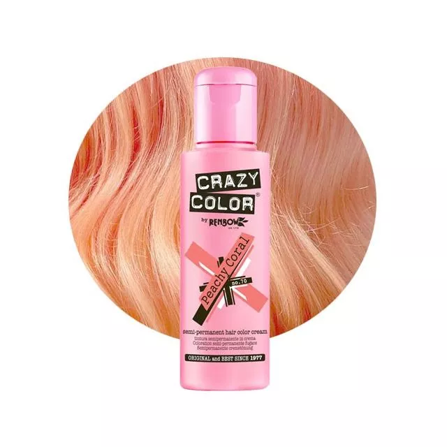 Crazy Color Hårfärg Peachy Coral #70