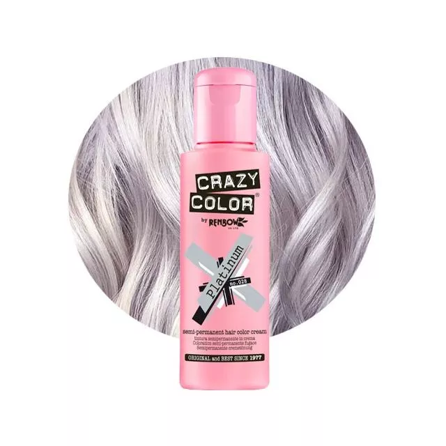 Crazy Color Hårfärg Platinum #28