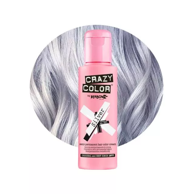 Crazy Color Hårfärg Silver #27