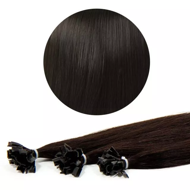 Keratin Extensions Premium 30cm 25st 1B#