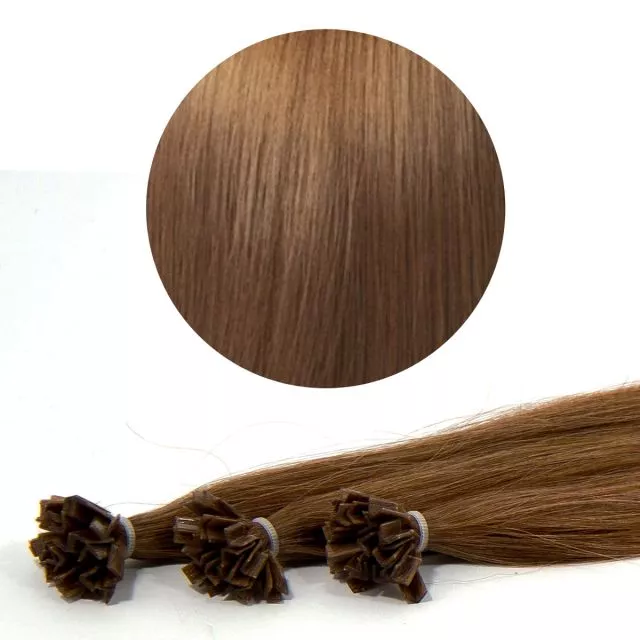 Nail Tip Hår European 25st 50cm 8#