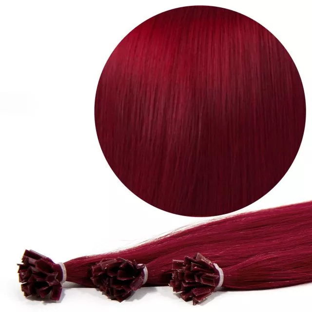 Keratin Extensions Premium 30cm 25st BUR#