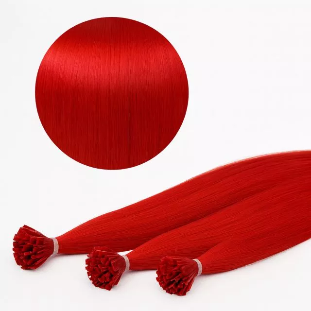 Keratin Extensions Premium 40cm 25st RED#