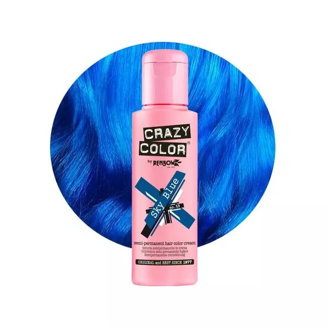 Crazy Color Hårfärg Sky Blue #59