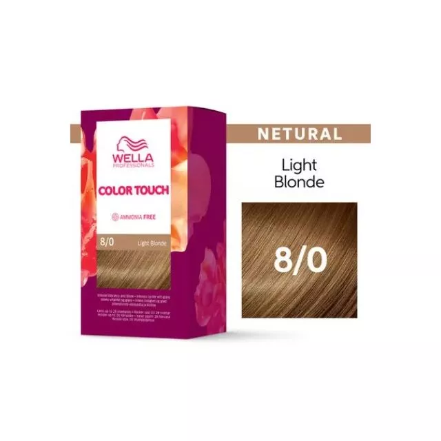 Wella Color Touch Demi Permanent Hair Color Home Kit 8/0