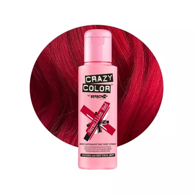 Crazy Color Hårfärg Vermillion Red #40