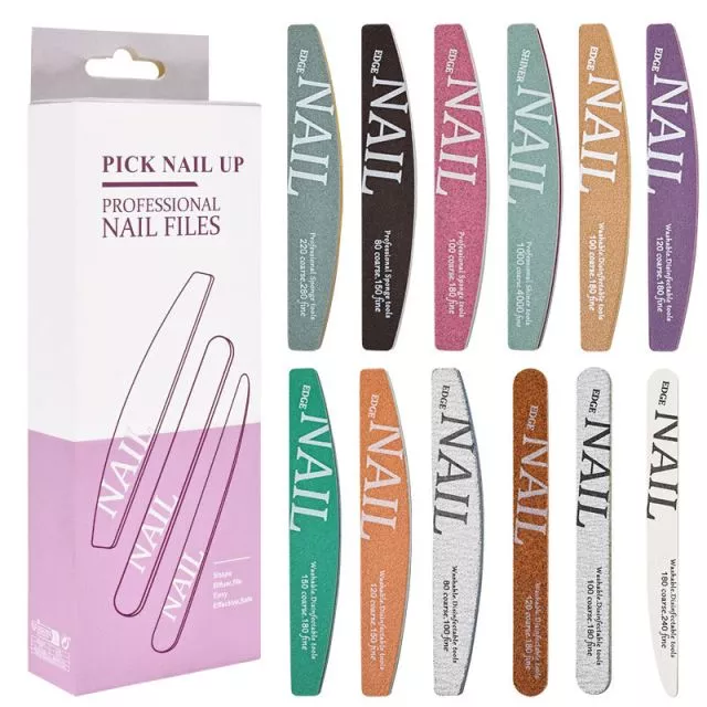 Washable Nail Files Pack 12pcs