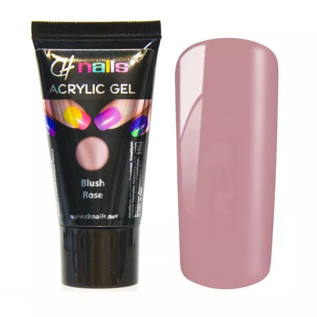 CH Nails Acrylic Gel Blush Rose 30ml