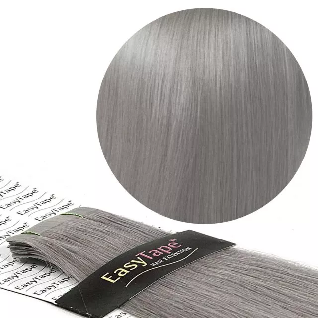 Löshår Tejp Premium 50cm Silver Ash#
