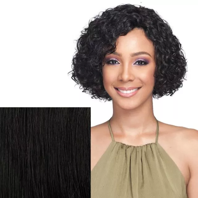 Bobbi Boss Premium Human Hair Wig MH1268 Dedra Natural Color