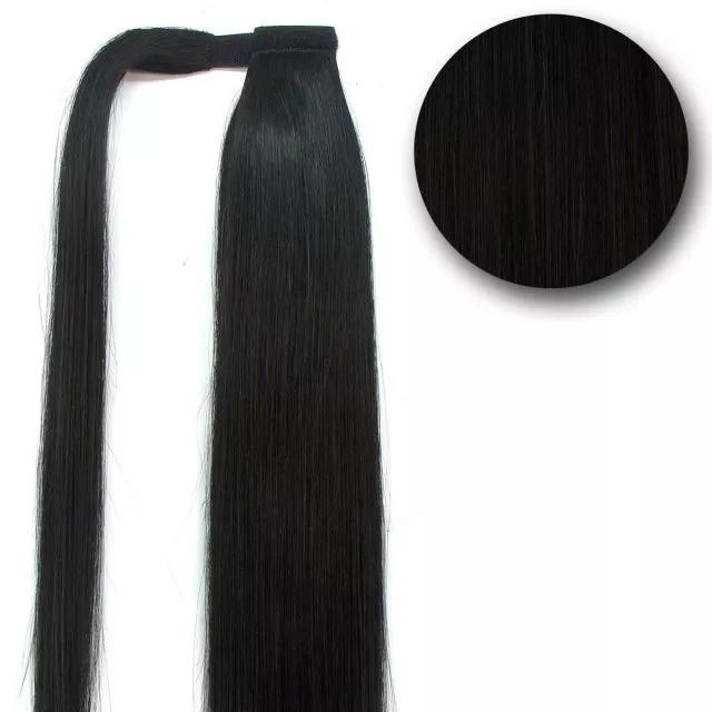 Premium Clip-In Ponytail 90g / 50cm / 1#