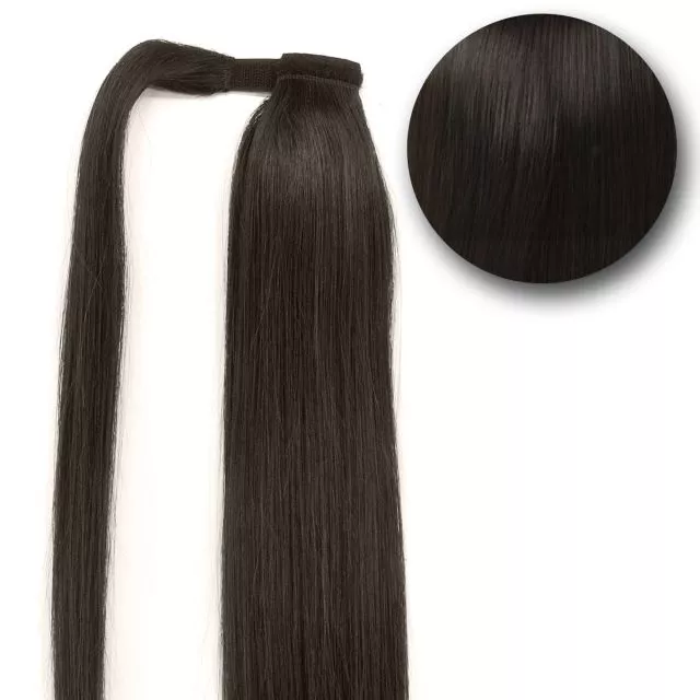 Premium Clip-In Ponytail 90g / 50cm / 1B#