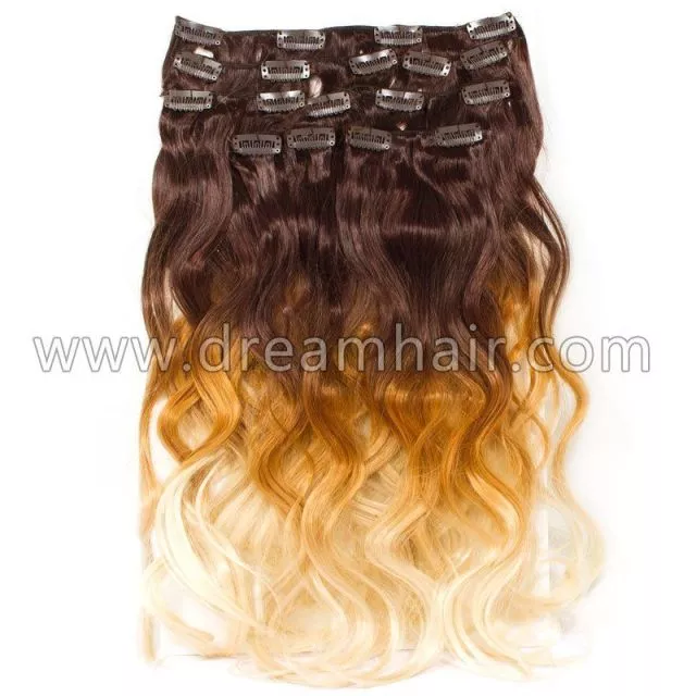 Clip-In Ombre 8-pcs 50cm/160g 4/27/613#