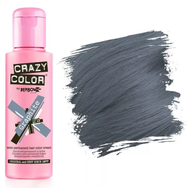 Crazy Color Hårfärg Graphite #69