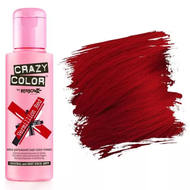 Crazy Color Hårfärg Vermillion Red #40