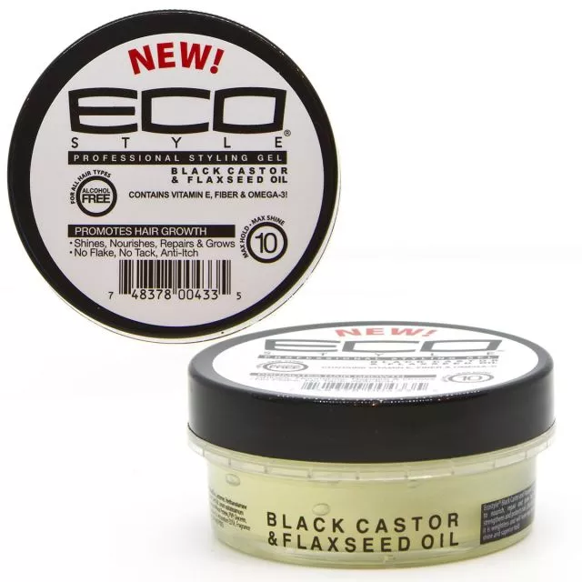 EcoStyler Black Castor Styling Gel 88ml