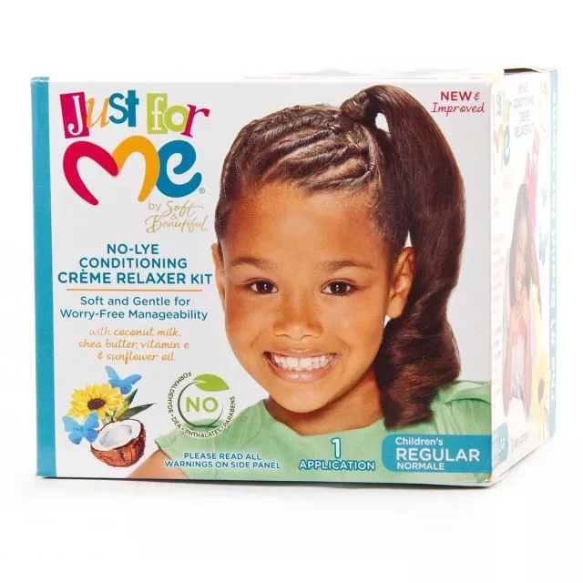 Just for Me Children Rakpermanent No-Lye Condition Creme Relaxer System Regular