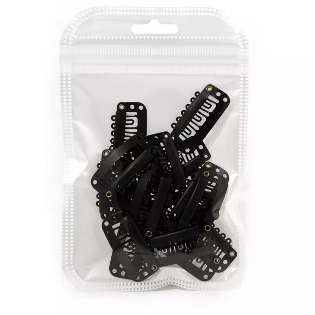 Clips Medium Black 20 pcs