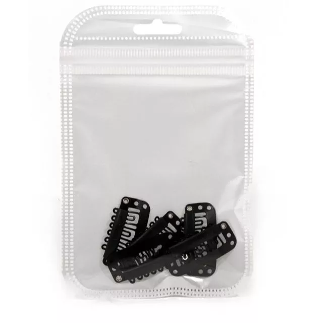 Clips Middle Size Black 5 pcs