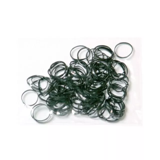 Rubber Bands Black 100pcs