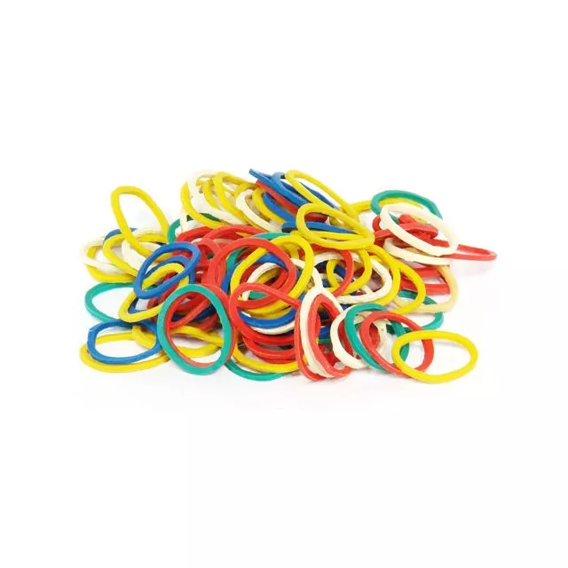 Rubber Bands Assorted 100pcs