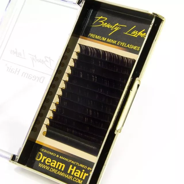 Premium Mink Volume Eyelashes C-Curl 0.07T x 14mm