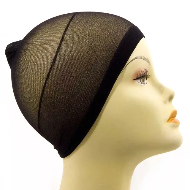 Wig Cap Black 2pcs