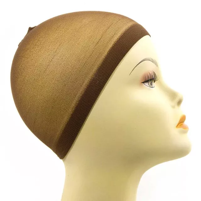 Wig Cap Brown 2pcs