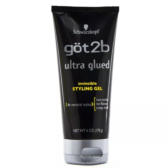 Schwarzkopf Got2b Ultra Glued Styling Gel 150g Black