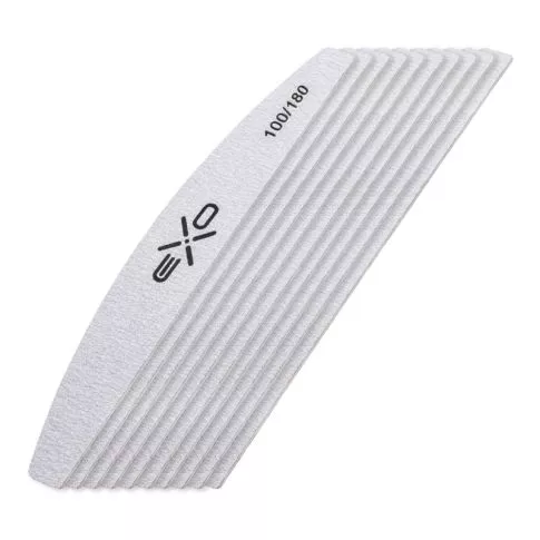 EXO Half Moon File Slim 100/180 10 pcs