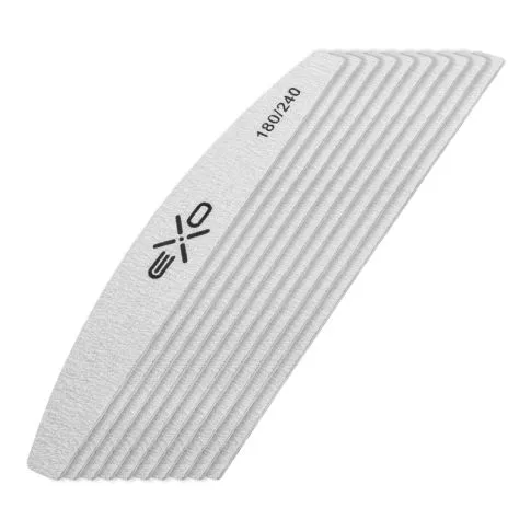 EXO Half Moon File Slim 180/240 10 pcs