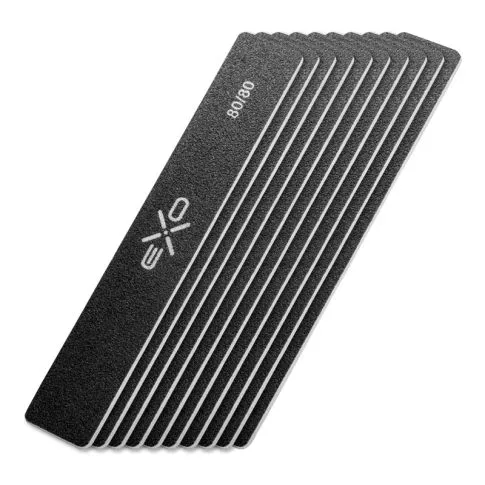 EXO Wide Straight Nail File 80/80 10 pcs