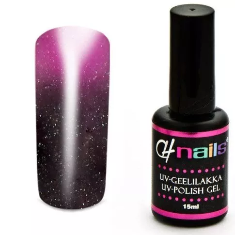 CH Nails Thermo Gel Lack Darknude-Pink Metallic