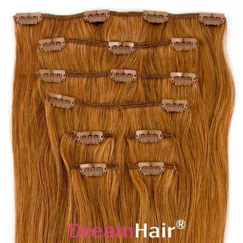Clip-On Hårförlängning 8-delar 50cm 12#