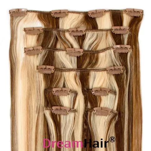 Clip-On Hårförlängning 8-delar 40cm P6/60#