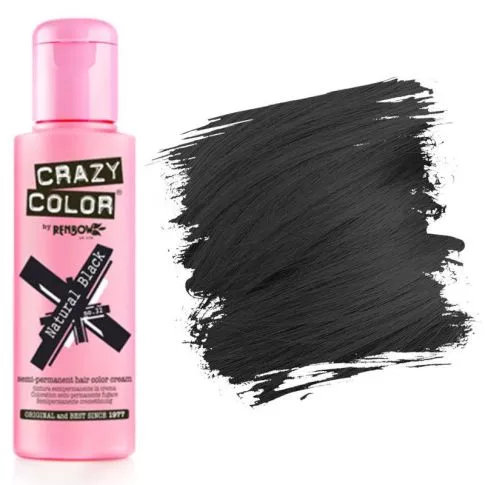 Crazy Color Hårfärg Natural Black #32