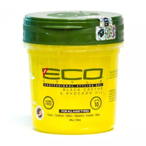 EcoStyler Black Castor and Avocado Oil Gel 236ml