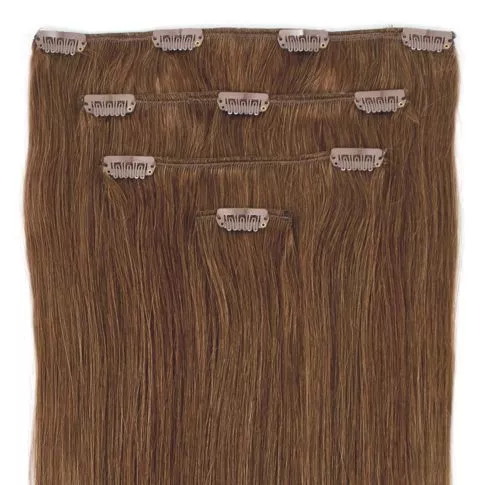 Clip-On Hårförlängning 4-delar 30cm 8#