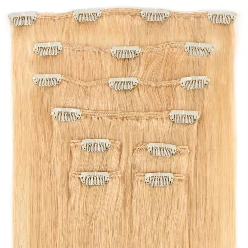 Clip-On Hårförlängning 8-delar 40cm 24#