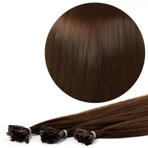 Nail Tip Hår European 25st 30cm 4#