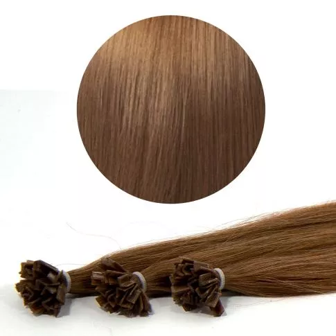 Nail Tip Hår European 25st 40cm 8#