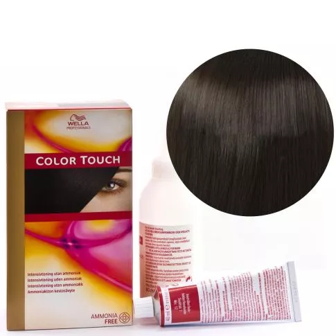 Wella Color Touch Demi Permanent Hair Color Home Kit 4/0